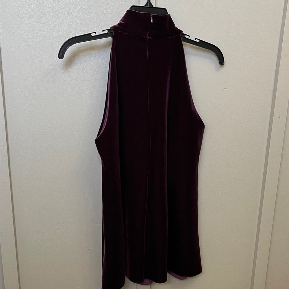 CHIARA BONI LA PETITE ROBE
Tiffy Velvet Halter Top Sz 44 Lg 10/12 - Picture 5 of 6